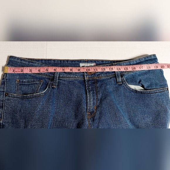 Levi Strauss 542 Y2K Flare Leg 20W Medium Length Denim Jeans - Picture 14 of 16